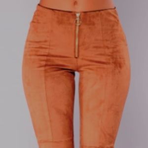 Women's Tan High-Waisted Leggings